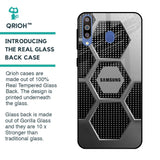 Hexagon Style Glass Case For Samsung Galaxy M40