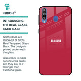 Solo Maroon Glass case for Samsung Galaxy M40