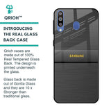 Grey Metallic Glass Case For Samsung Galaxy M40