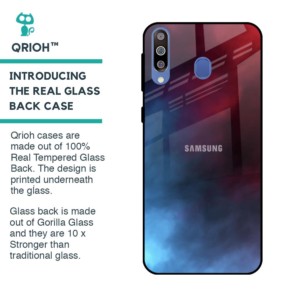 Smokey Watercolor Glass Case for Samsung Galaxy M40