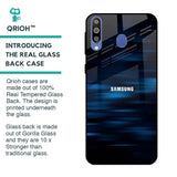 Blue Rough Abstract Glass Case for Samsung Galaxy M40