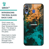 Watercolor Wave Glass Case for Samsung Galaxy M40