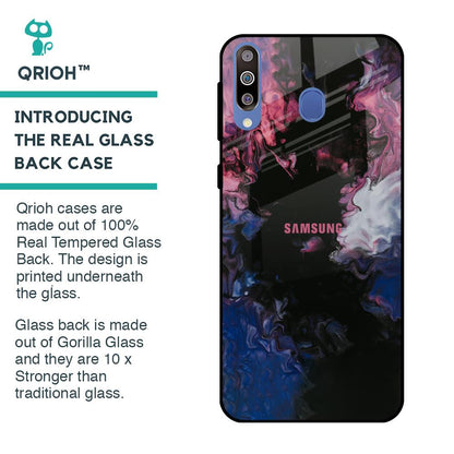 Smudge Brush Glass case for Samsung Galaxy M40