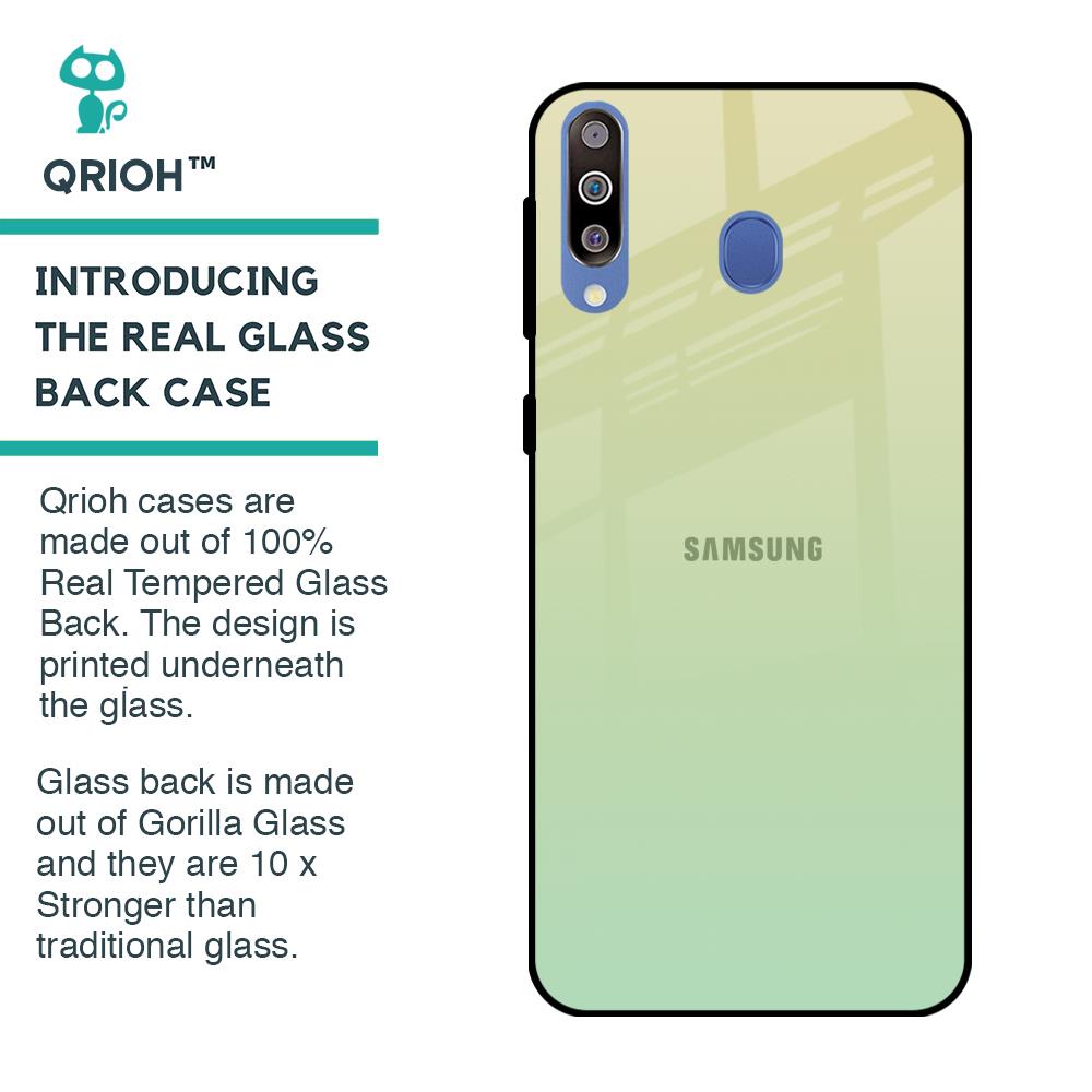 Mint Green Gradient Glass Case for Samsung Galaxy M40
