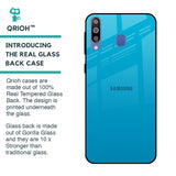 Blue Aqua Glass Case for Samsung Galaxy M40