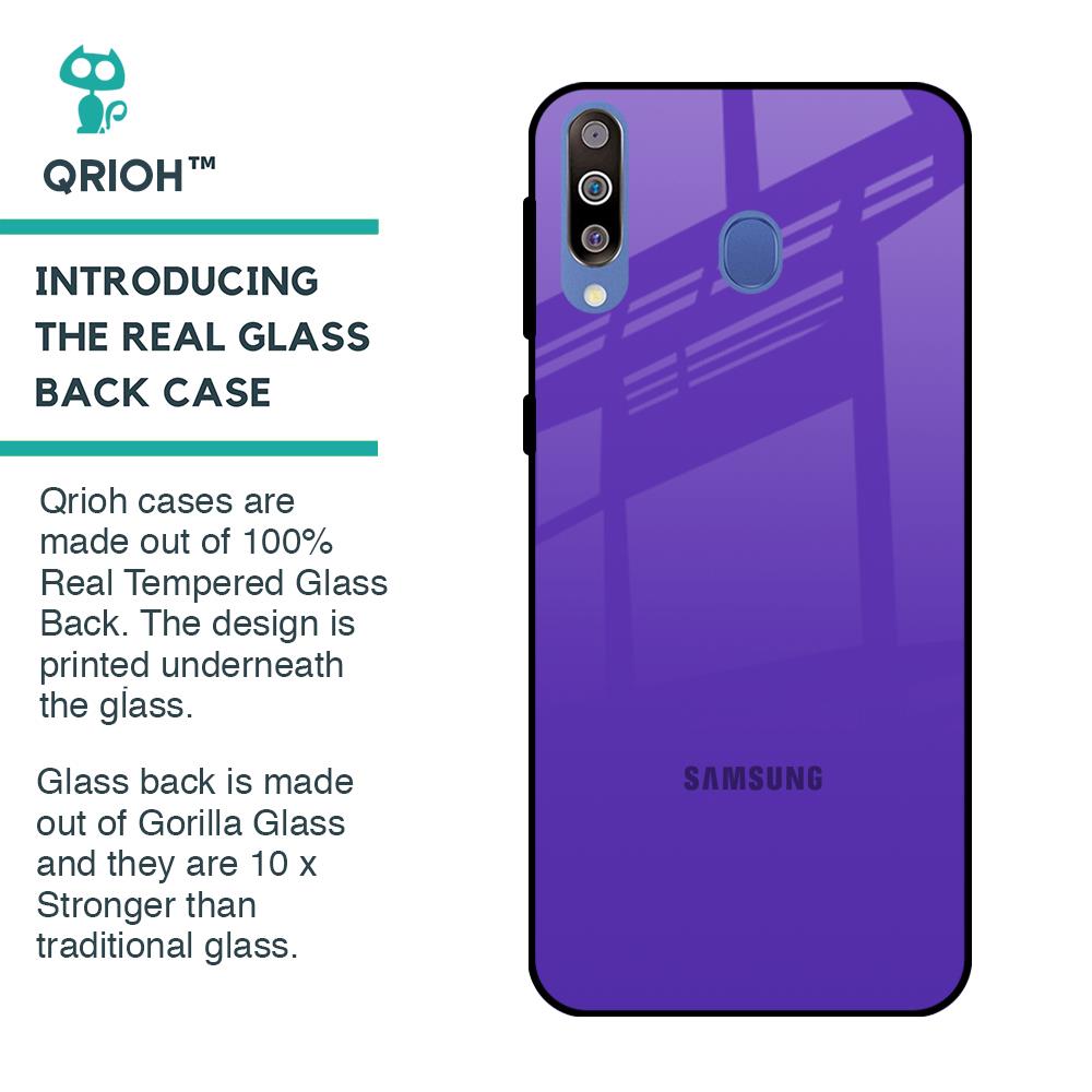 Amethyst Purple Glass Case for Samsung Galaxy M40