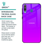 Purple Pink Glass Case for Samsung Galaxy M40