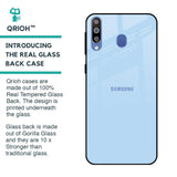 Pastel Sky Blue Glass Case for Samsung Galaxy M40