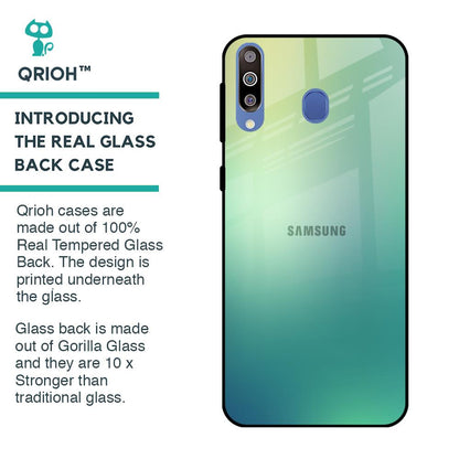 Dusty Green Glass Case for Samsung Galaxy M40