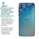 Sea Theme Gradient Glass Case for Samsung Galaxy M40