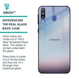 Light Sky Texture Glass Case for Samsung Galaxy M40