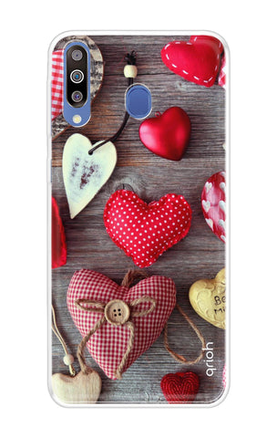 Valentine Hearts Samsung Galaxy M40 Back Cover