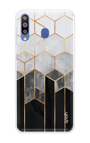 Hexagonal Pattern Samsung Galaxy M40 Back Cover