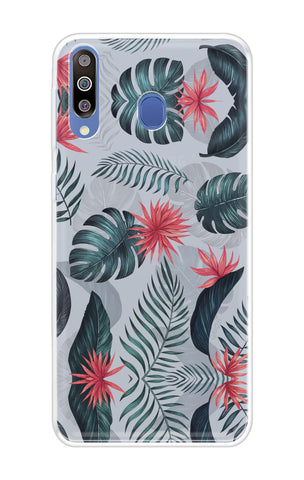 Retro Floral Leaf Samsung Galaxy M40 Back Cover