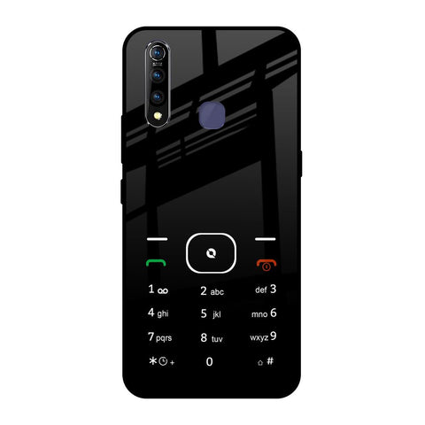 Classic Keypad Pattern Vivo Z1 Pro Glass Back Cover Online