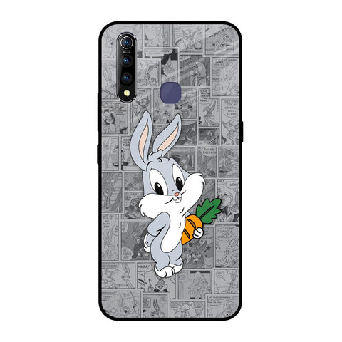 Cute Baby Bunny Vivo Z1 Pro Glass Back Cover Online