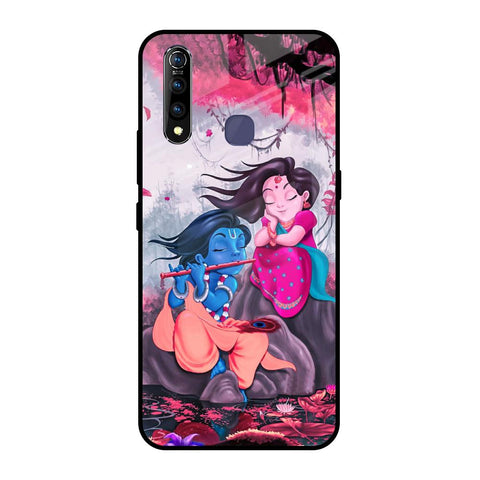 Radha Krishna Art Vivo Z1 Pro Glass Back Cover Online