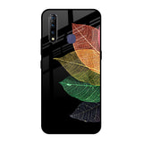 Colorful Leaves Vivo Z1 Pro Glass Back Cover Online