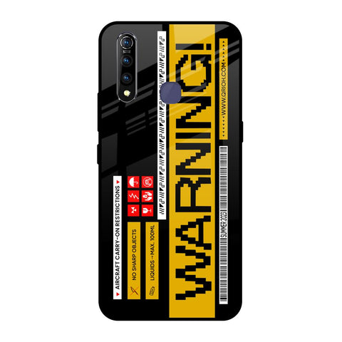 Aircraft Warning Vivo Z1 Pro Glass Back Cover Online