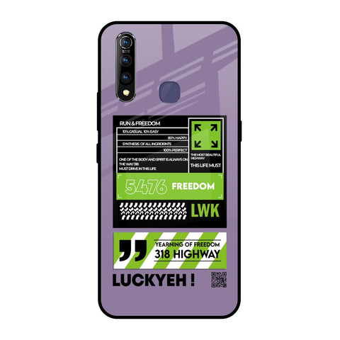 Run & Freedom Vivo Z1 Pro Glass Back Cover Online