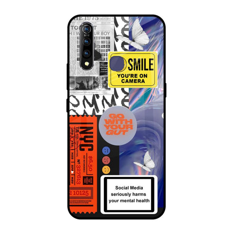 Smile for Camera Vivo Z1 Pro Glass Back Cover Online