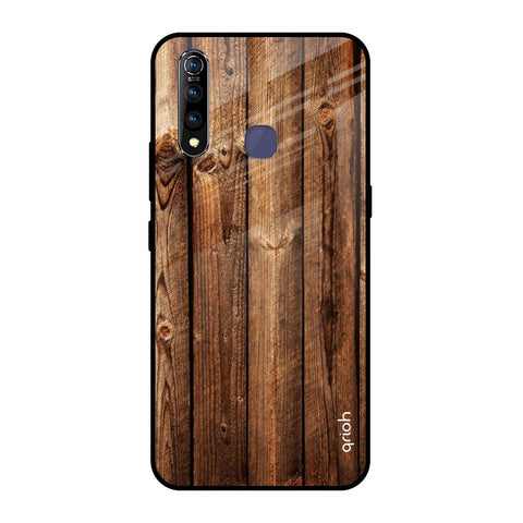 Timber Printed Vivo Z1 Pro Glass Back Cover Online