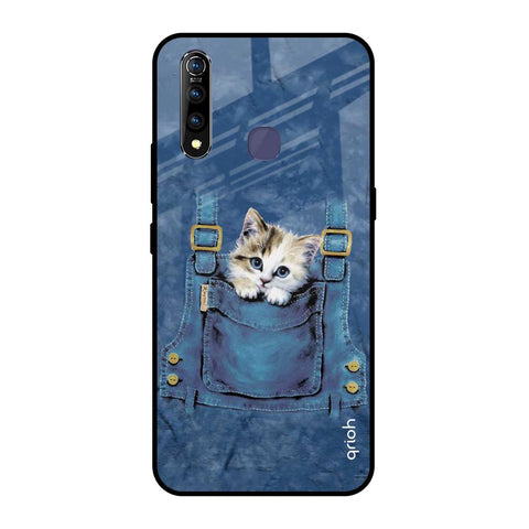 Kitty In Pocket Vivo Z1 Pro Glass Back Cover Online