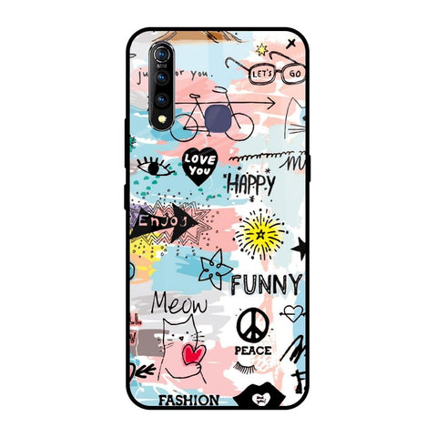 Just For You Vivo Z1 Pro Glass Back Cover Online
