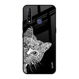 Kitten Mandala Vivo Z1 Pro Glass Back Cover Online
