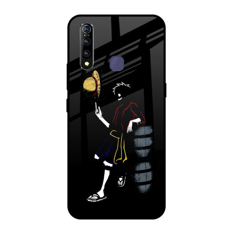 Luffy Line Art Vivo Z1 Pro Glass Back Cover Online