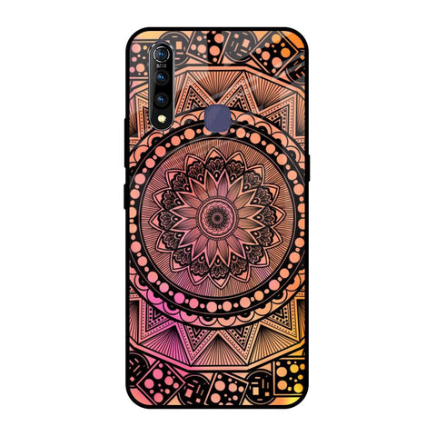 Floral Mandala Vivo Z1 Pro Glass Back Cover Online