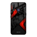 Modern Camo Abstract Vivo Z1 Pro Glass Back Cover Online
