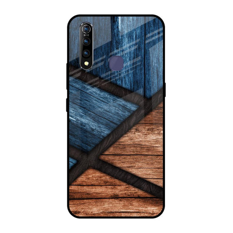 Wooden Tiles Vivo Z1 Pro Glass Back Cover Online