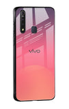 Sunset Orange Glass Case for Vivo Z1 Pro