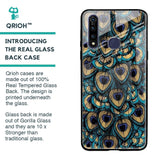 Peacock Feathers Glass case for Vivo Z1 Pro