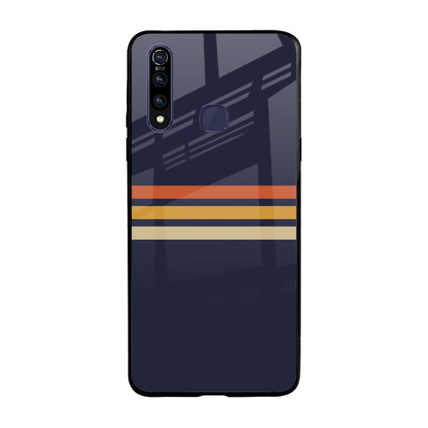 Tricolor Stripes Vivo Z1 Pro Glass Cases & Covers Online