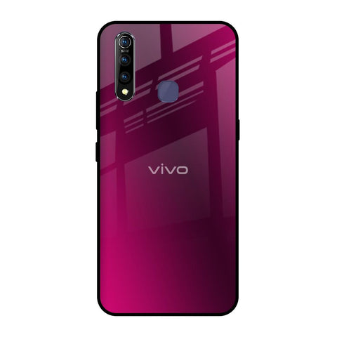 Pink Burst Vivo Z1 Pro Glass Back Cover Online