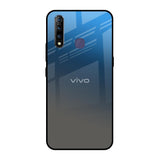 Blue Grey Ombre Vivo Z1 Pro Glass Back Cover Online