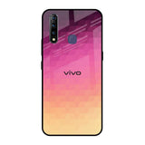 Geometric Pink Diamond Vivo Z1 Pro Glass Back Cover Online