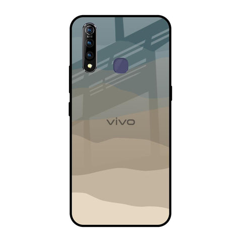 Abstract Mountain Pattern Vivo Z1 Pro Glass Back Cover Online