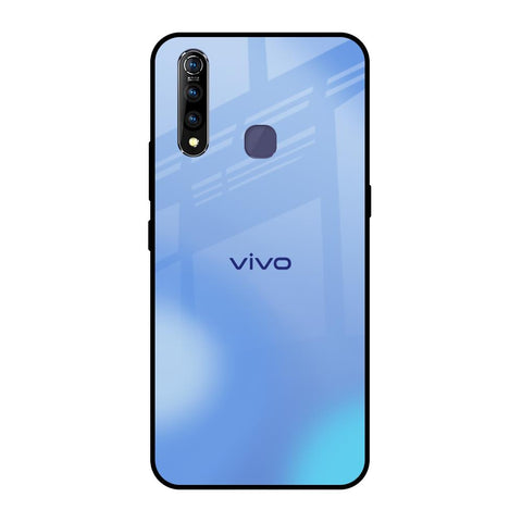 Vibrant Blue Texture Vivo Z1 Pro Glass Back Cover Online