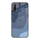 Navy Blue Ombre Vivo Z1 Pro Glass Back Cover Online