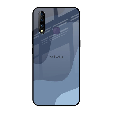 Navy Blue Ombre Vivo Z1 Pro Glass Back Cover Online
