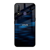 Blue Rough Abstract Vivo Z1 Pro Glass Back Cover Online