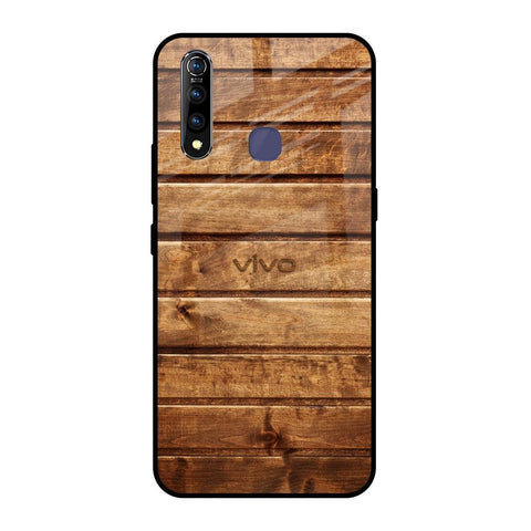 Wooden Planks Vivo Z1 Pro Glass Back Cover Online