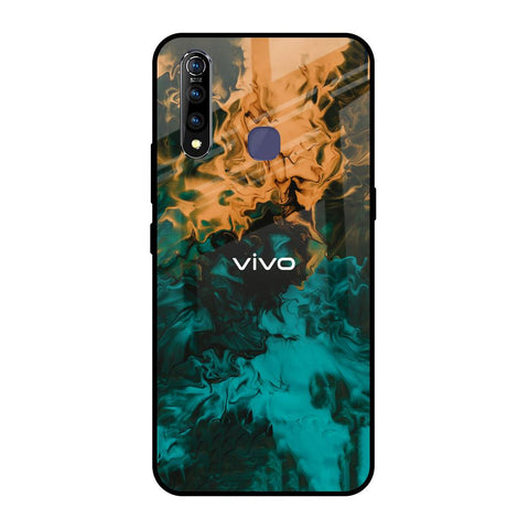 Watercolor Wave Vivo Z1 Pro Glass Back Cover Online