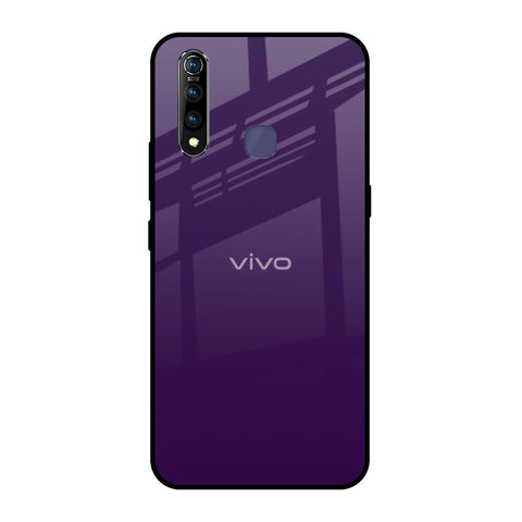 Dark Purple Vivo Z1 Pro Glass Back Cover Online
