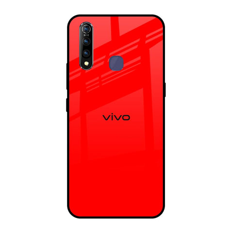 Blood Red Vivo Z1 Pro Glass Back Cover Online