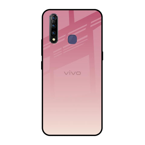 Blooming Pink Vivo Z1 Pro Glass Back Cover Online