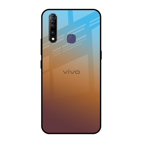 Rich Brown Vivo Z1 Pro Glass Back Cover Online